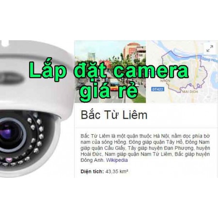 Lắp đặt camera giá rẻ tại Bắc Từ Liêm